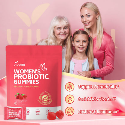 VivoNu Vaginal Probiotic for Women - Probiotic Gummies