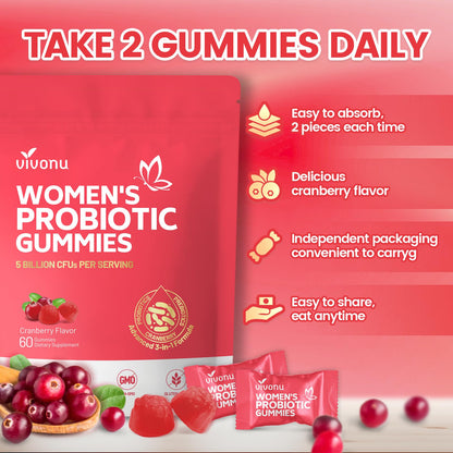 VivoNu Vaginal Probiotic for Women - Probiotic Gummies